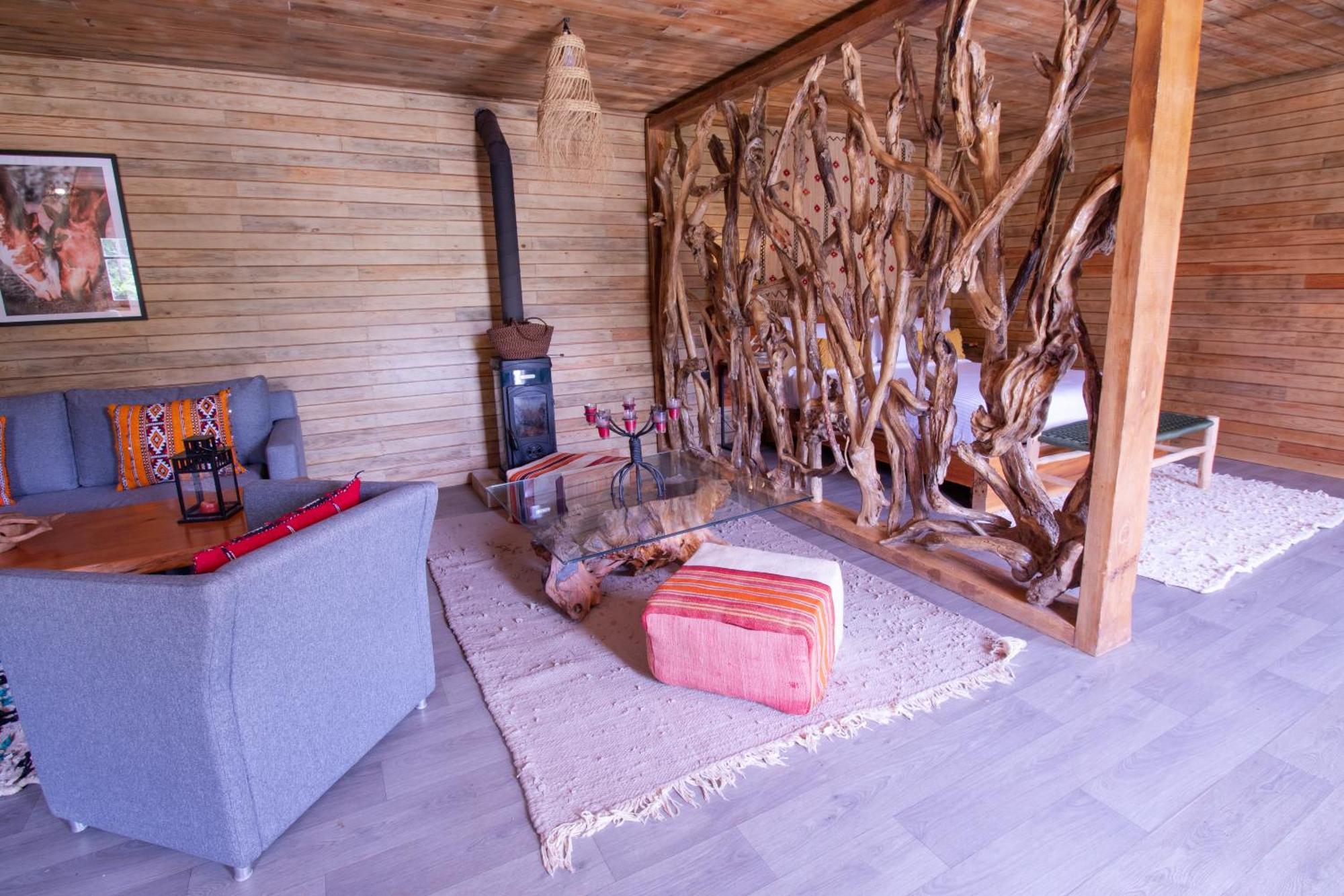 Villa Bio Et Bois -Luxury Bio Farm- à Moulay Yacoub Extérieur photo