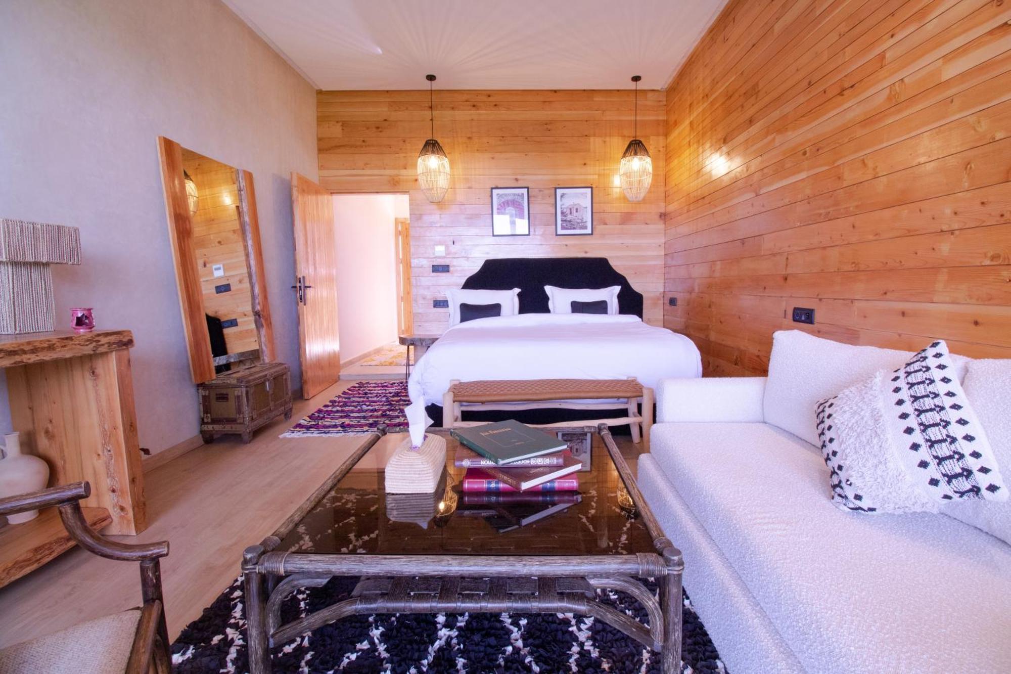 Villa Bio Et Bois -Luxury Bio Farm- à Moulay Yacoub Extérieur photo
