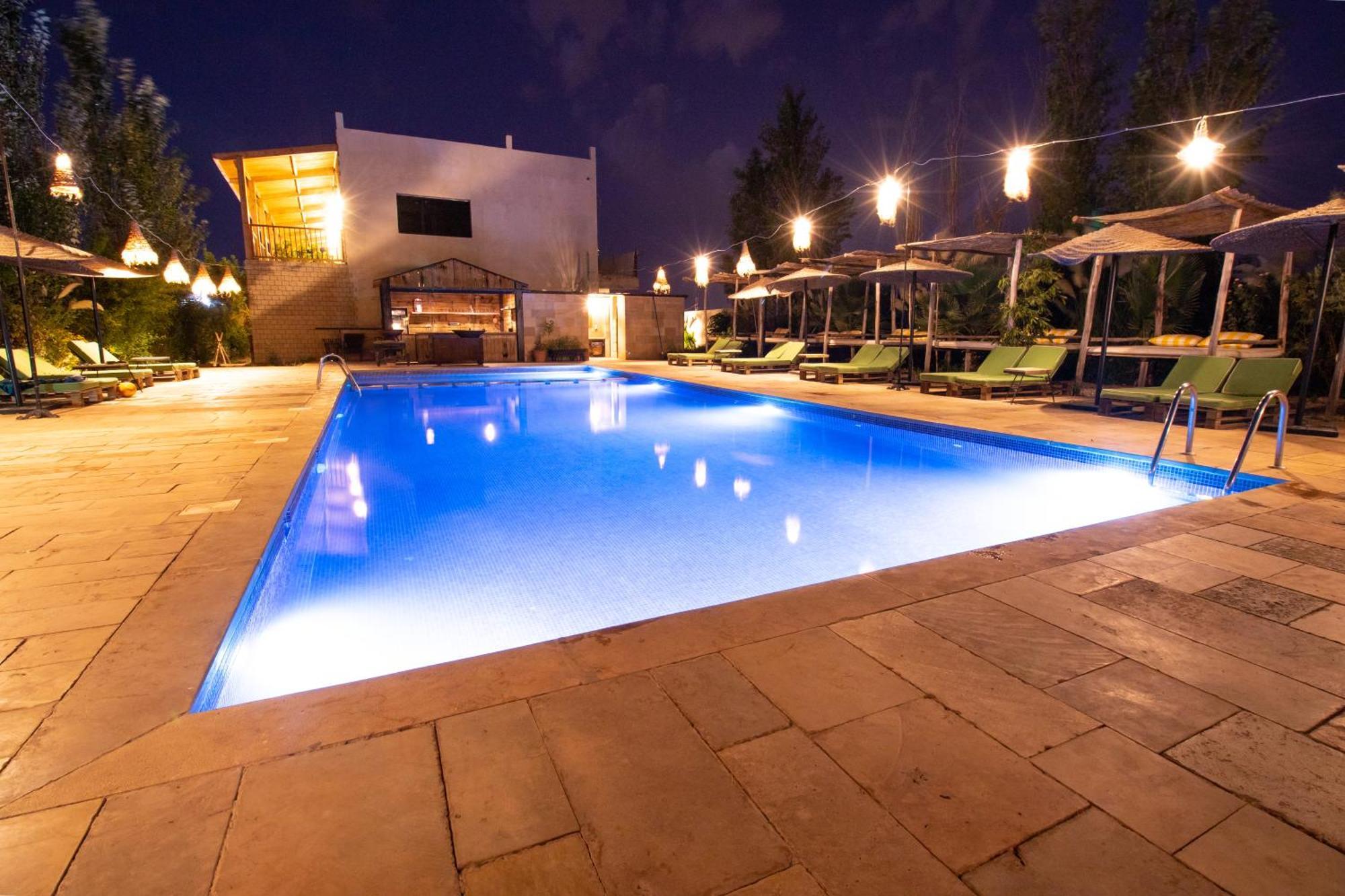 Villa Bio Et Bois -Luxury Bio Farm- à Moulay Yacoub Extérieur photo