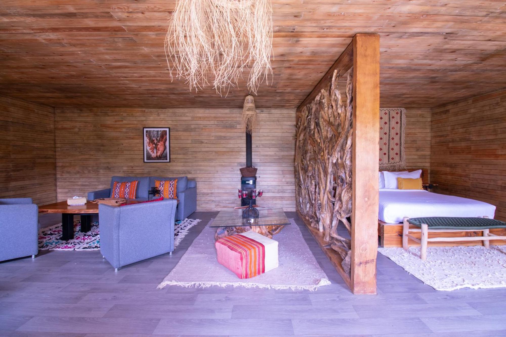 Villa Bio Et Bois -Luxury Bio Farm- à Moulay Yacoub Extérieur photo
