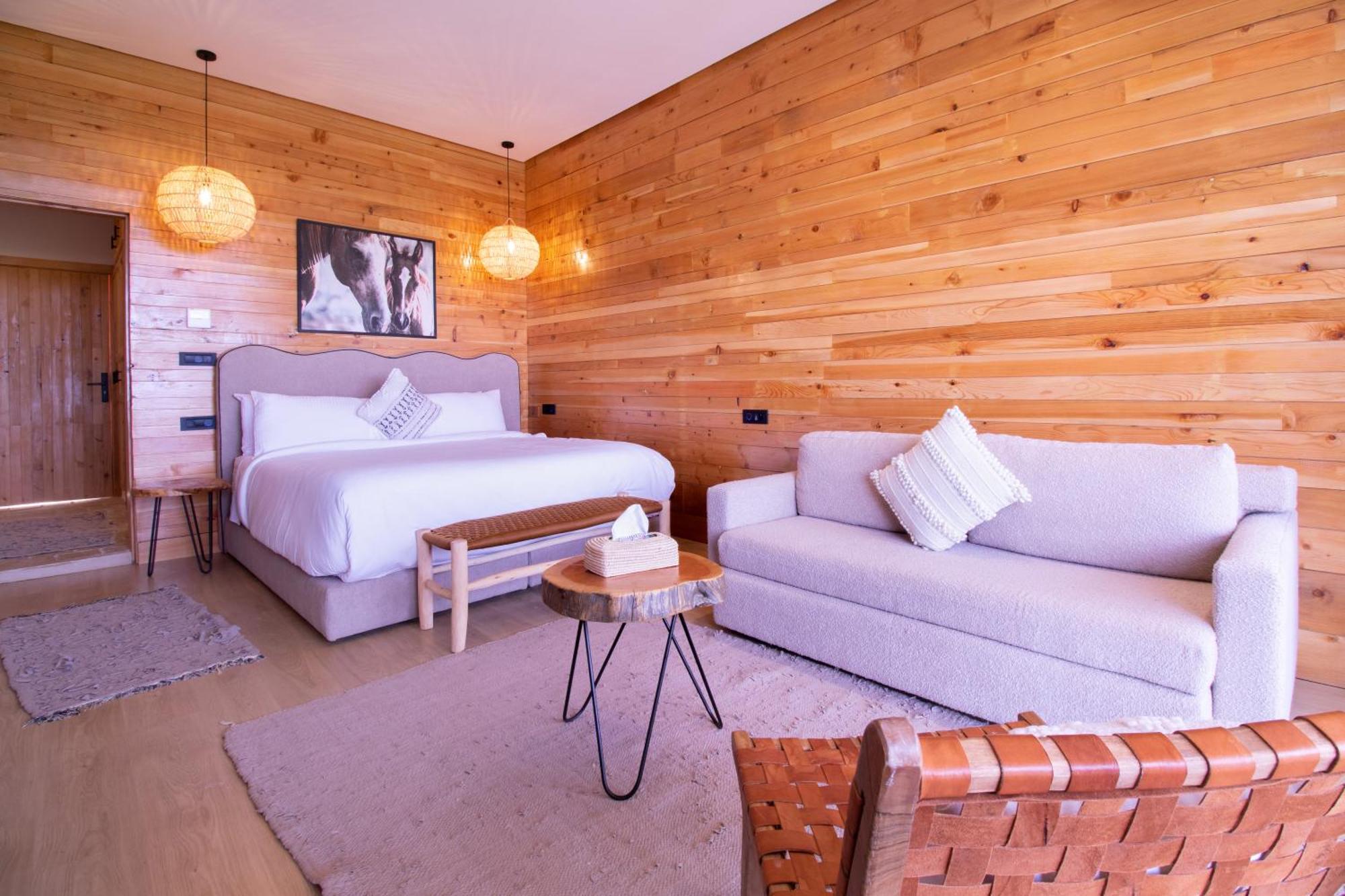 Villa Bio Et Bois -Luxury Bio Farm- à Moulay Yacoub Extérieur photo