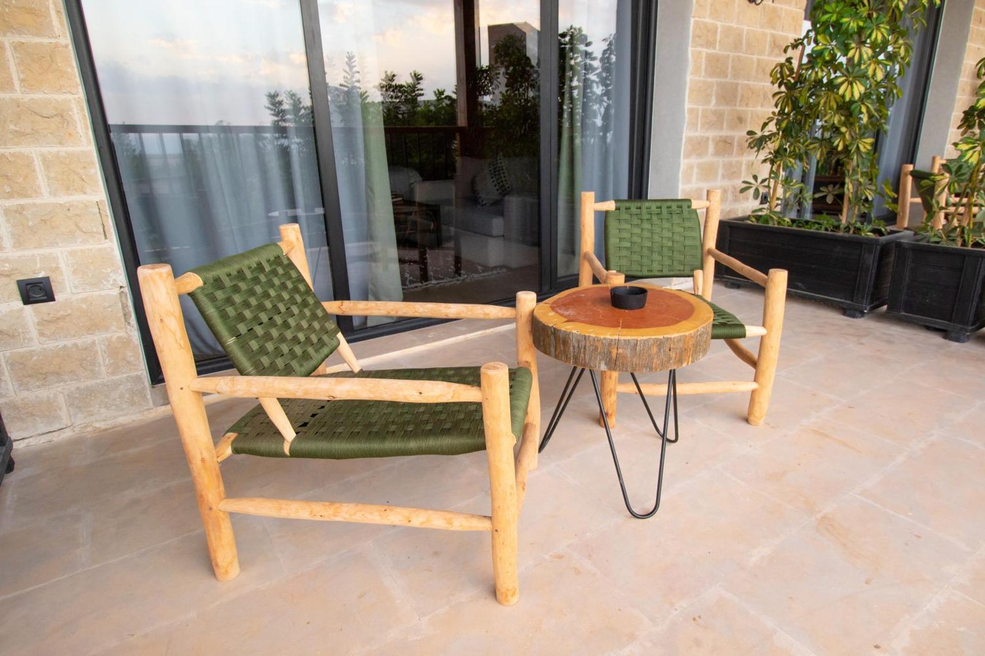 Villa Bio Et Bois -Luxury Bio Farm- à Moulay Yacoub Extérieur photo