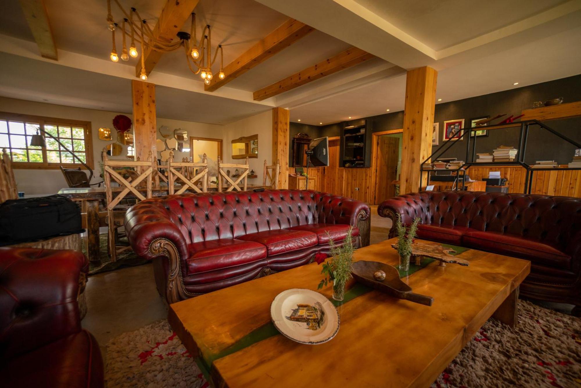 Villa Bio Et Bois -Luxury Bio Farm- à Moulay Yacoub Extérieur photo